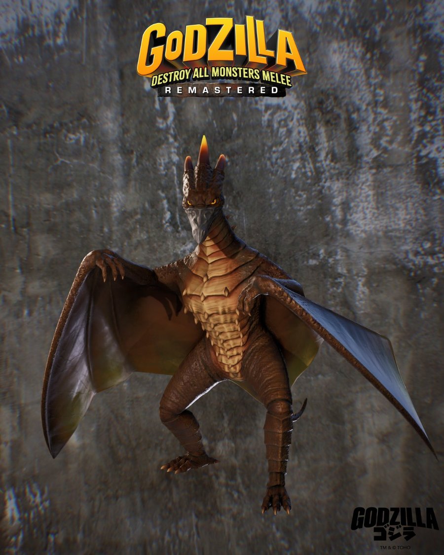 Rodan-Render aus dem Remaster